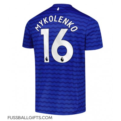 Everton Vitaliy Mykolenko #16 Fußballbekleidung Heimtrikot 2025-26 Kurzarm Everton Vitaliy Mykolenko #16 Fußballbekleidung Heimtrikot 2025-26 Kurzarm